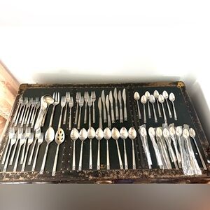 Vintage Kimco stainless 60 Piece Flatware Calliope